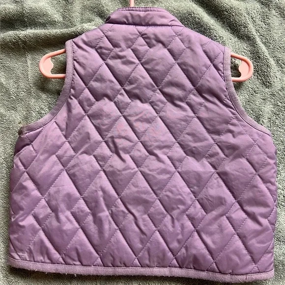 Infant Quilted Purple Vest - Picture 2 of 3